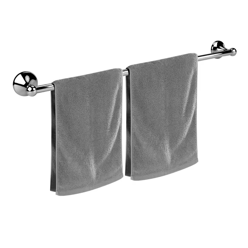 Aoneon 24 Inch Bathroom Towel Bar Polished Chrome Square Wall Mount AN4001CH-L24